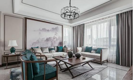木沙发配什么客厅装饰画比较和谐？